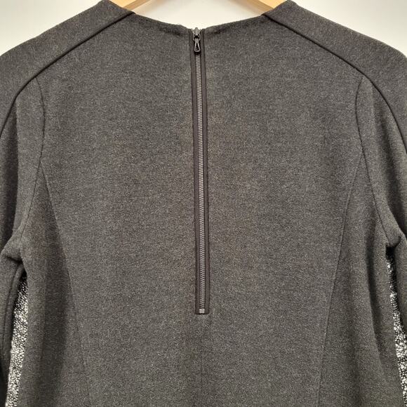 Vince Shift Dress Women's XS Dark Gray Tweed Boucle Pockets Wool Blend Lined - Picture 9 of 14